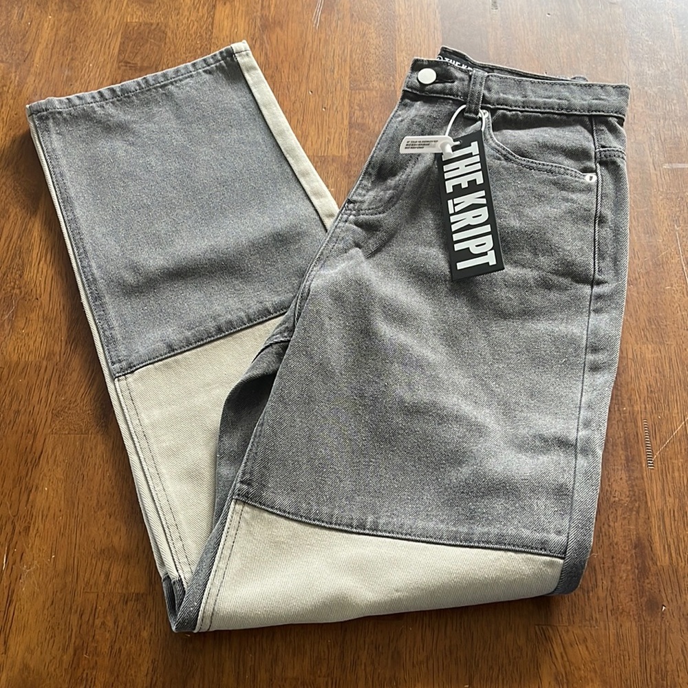 The Kript multi colored jeans size s